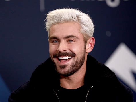 Zac Efron Platinum Blond Hair 2019 | POPSUGAR Beauty