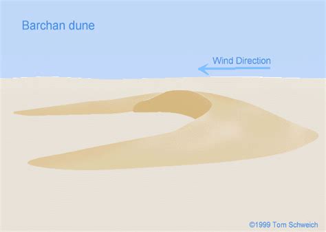 Barchan Dune Diagram