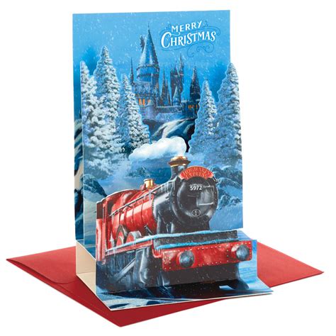 Harry Potter™ Hogwarts Express™ 3D Pop-Up Christmas Cards, Box of 8 - Boxed Cards - Hallmark