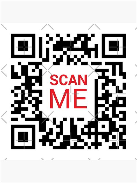 "Scan me QR code" Art Print by BetterDIY | Redbubble