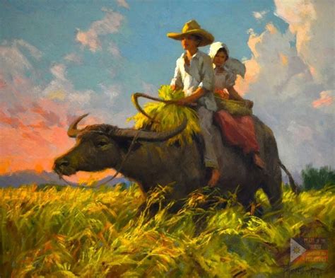 carabao ride | Filipino art, Philippine art, Art painting