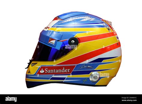 Fernando Alonso (ESP), Scuderia Ferrari helmet Stock Photo - Alamy