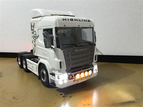 Tamiya 56327 1/14 RC Scania R620 Highline - CUSTOM, RTR (Radio AND MFU ...