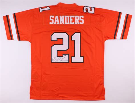 Barry Sanders Signed Oklahoma State Jersey (Schwartz COA) | Pristine ...