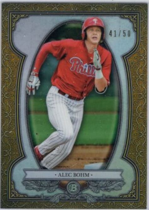 Future Watch: Alec Bohm Rookie Baseball Cards, Phillies