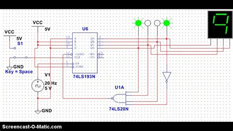 Mod 60 Counter Circuit Diagram