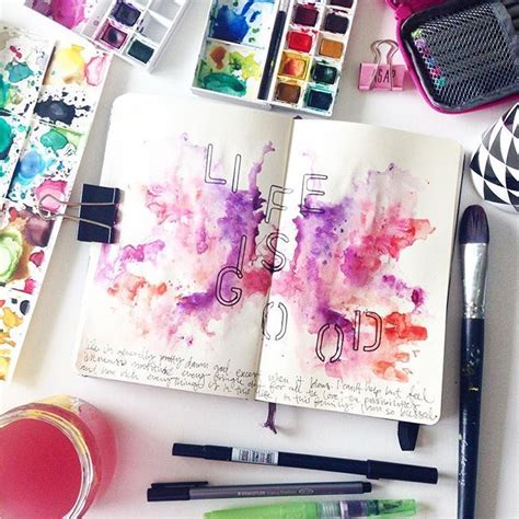 Water color background. | Art journal pages, Watercolor background, Art journal