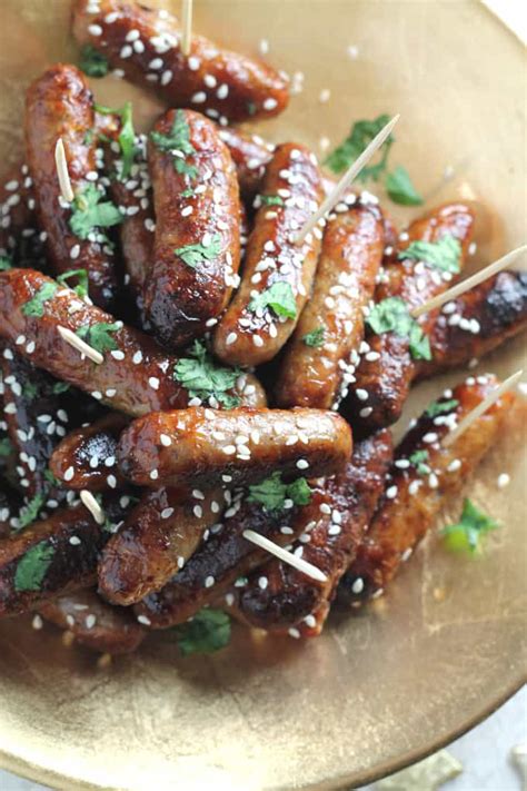 Sticky Asian Cocktail Sausages - My Fussy Eater | Healthy Kids Recipes