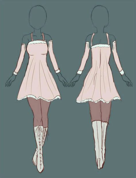 Fantasy clothes | Anime outfits, Drawing clothes, Dress sketches