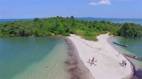 Aerial View of Beautiful Deserted Tropical Island 1291121 Stock Video ...