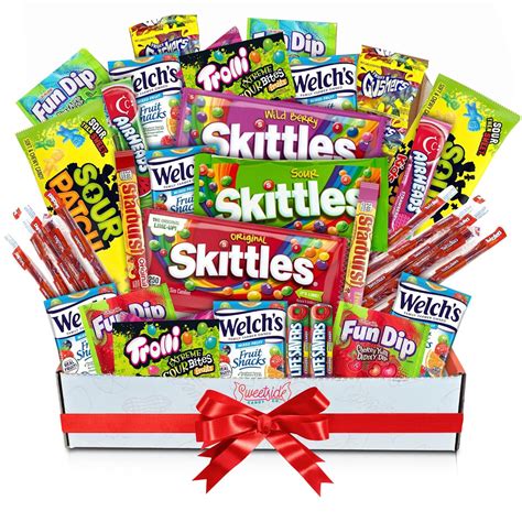 Buy Assorted Candy Box - Gift Basket Snack Box Variety Pack - Food Gift Baskets for Women and ...