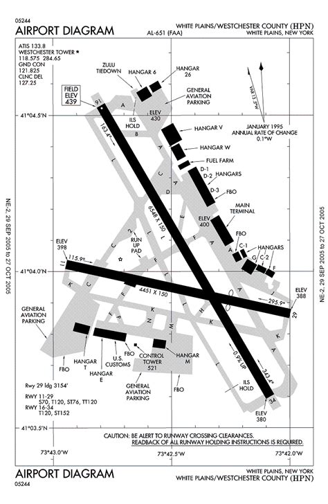 Westchester Airport Map