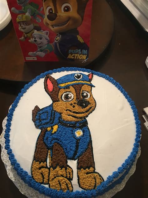 Chase paw patrol cake More Police Theme Party, Police Birthday Party ...