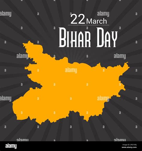 Vector illustration of a Background for Bihar Diwas Stock Photo - Alamy