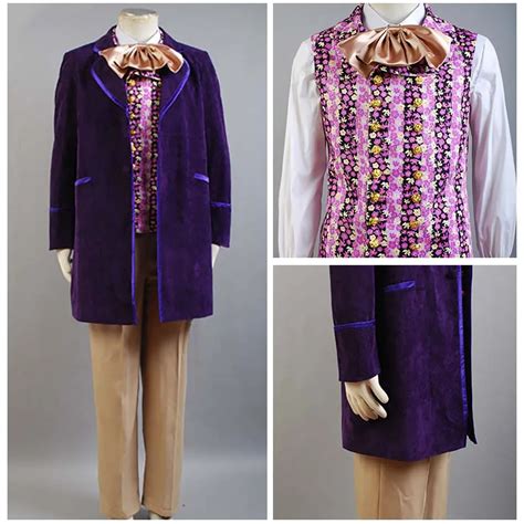 5 pcs Charlie and the Chocolate Factory Gene Wilder Willy Wonka Cosplay ...