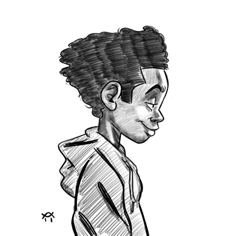 [OC] Miles Morales sketch, Spider-Man into the Spider-Verse, iPad Pro, clippaint : Marvel