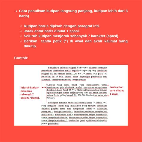 Contoh Kutipan Langsung Dan Tidak Langsung Dalam Paragraf Berbagai Contoh