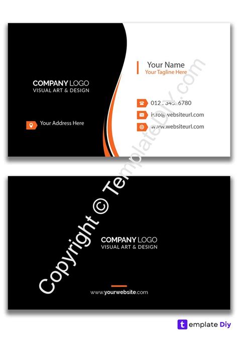 Printable Black Business Cards Sample Template in 2022 | Black business ...