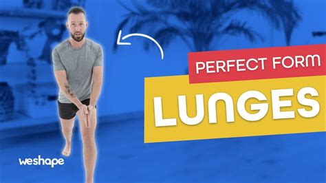 Lunges for Beginners // How to do a lunge - YouTube