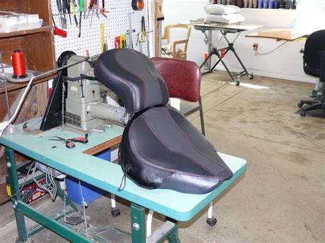 Motorcycle Upholstery - Custom Motorcycle Seat Restoration