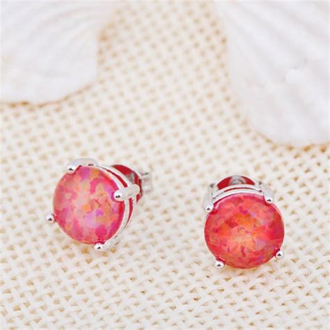 Home › Australian Fire Opal Earrings