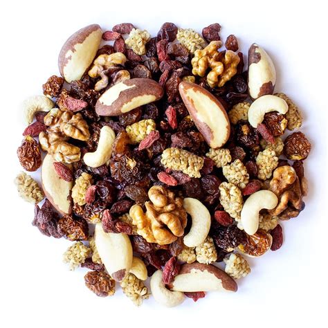 Organic Raw Super Nuts and Berries Trail Mix in Bulk from Food to Live