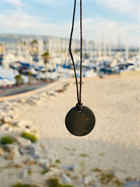 Shungite Pendant Necklace Black Stone Necklace Chinese - Etsy