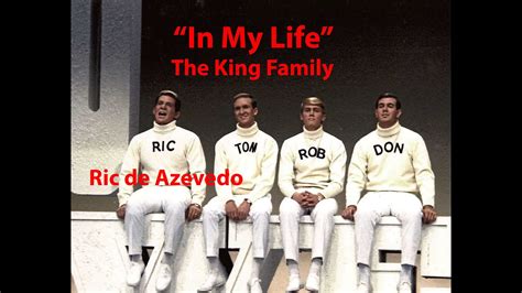 King cousin Ric de Azevedo sings - In my Life to old King Family photographs - YouTube