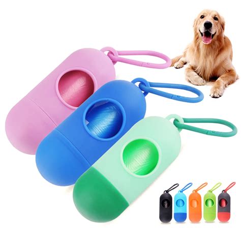 Pet Dog Poop Bags Pooper Bag Carrier Outdoor Dog Accessories Portable ...