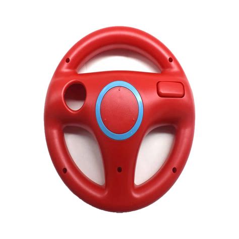 Racing Steering Mario Kart Compatible Wii Wheel Red - Baxtros