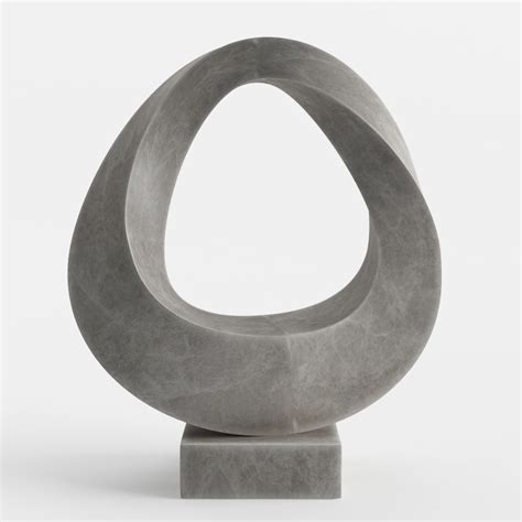 Modern Decorative Abstract Stone Art Sculpture 06 3D model | CGTrader