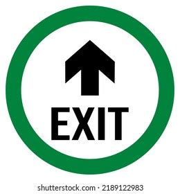 Door Exit Sign Door Exit Label Stock Vector (Royalty Free) 2189122983 ...