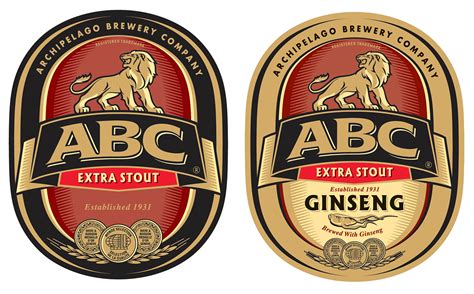 ABC Extra Stout beer / ABC Extra Stout Ginseng beer on Behance