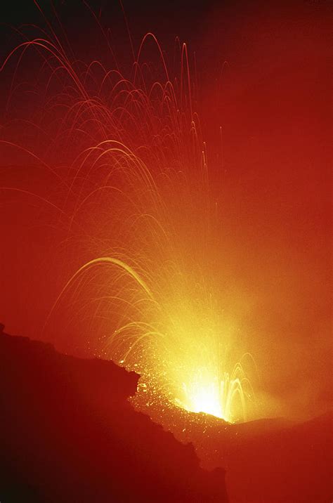 Volcano At Night Photograph by Dr Juerg Alean - Fine Art America