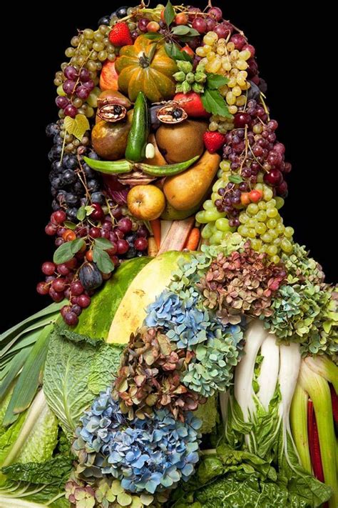 Arcimboldo, Giuseppe Homage | Food artwork, Giuseppe arcimboldo, Fruit art