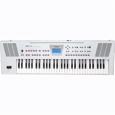 DISC Roland BK-3 Compact Backing Keyboard, White | Gear4music