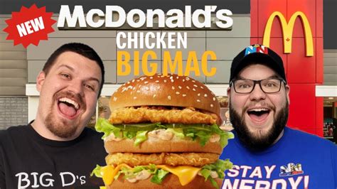 NEW McDonald's Chicken Big Mac Review! Finally In Canada - YouTube