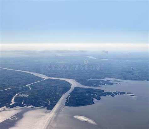 Aerial View of Rio De La Plata Stock Image - Image of coast, uruguay ...