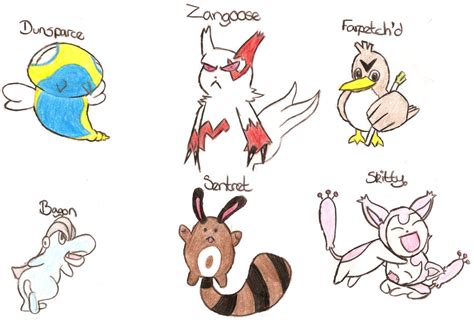 Normal pokemon by silentwind13 on DeviantArt