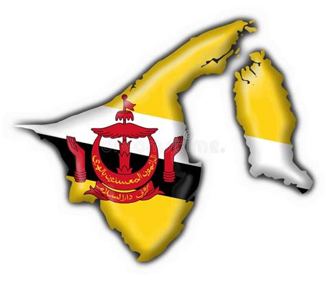 Brunei Flag Map