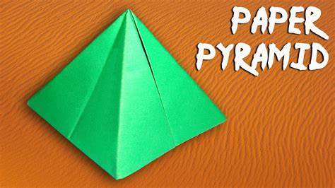 How To Make a Paper Pyramid Easily - DIY Paper Crafts - YouTube