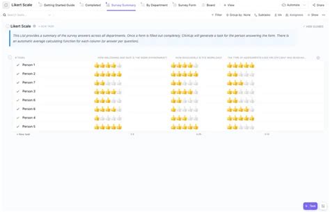 Likert Scale Template by ClickUp™ | Template by ClickUp™