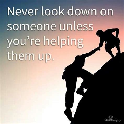 Never look down | quotes | Pinterest