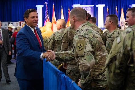 Governor-elect Ron DeSantis Honors Florida’s Military Members & First Responders