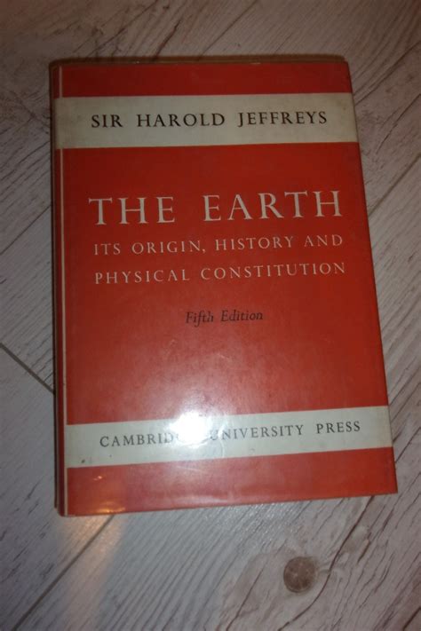 The Earth Its Origin History and Physical Jeffreys | Legionowo | Kup teraz na Allegro Lokalnie