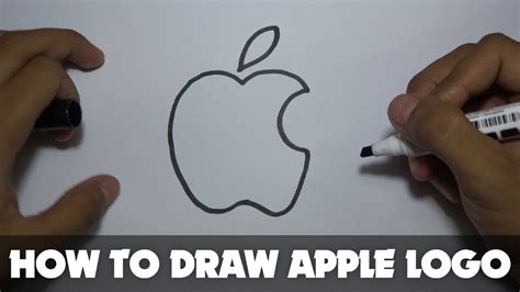 How To Draw Apple Logo Step By Step | Images and Photos finder