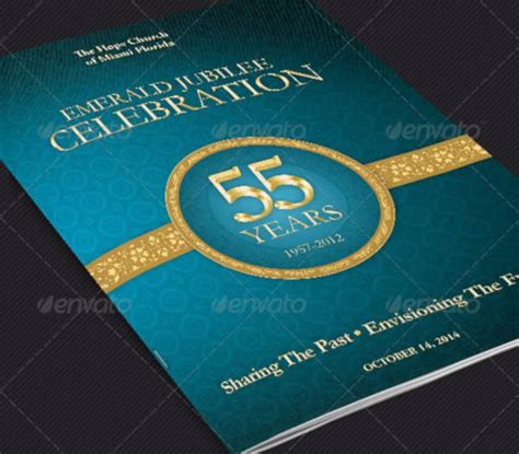 6+ Church Anniversary Program Templates in PSD | DOC | AI | Pages ...