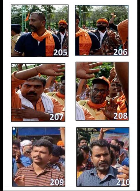 Sabarimala temple row: Kerala Police release pictures of 210 suspects involved in violence ...