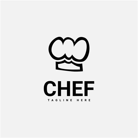 Simple Cook Chef Logo Design 8770077 Vector Art at Vecteezy