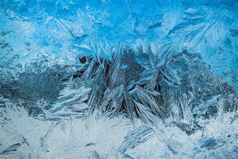 Close-up of Ice Texture on Frozen Surface · Free Stock Photo